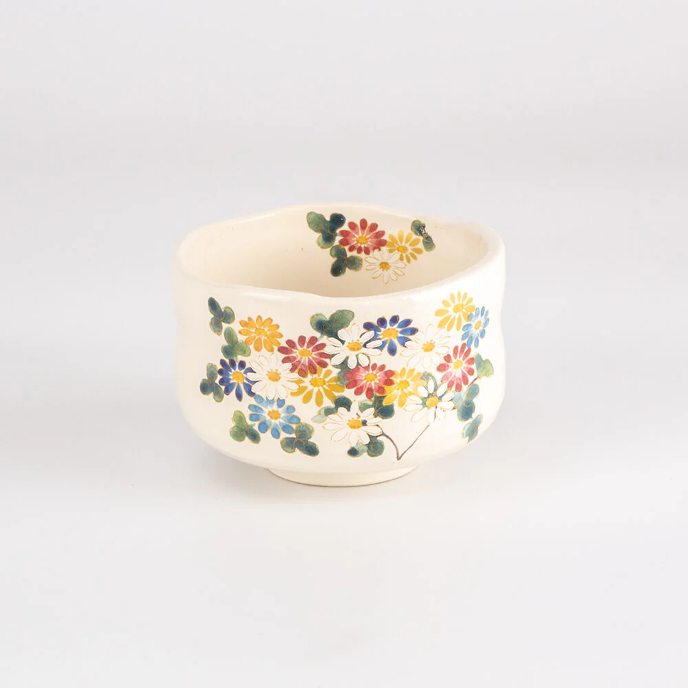Manyo Kobiki Floral Matcha Bowl 5P Set - Image 6