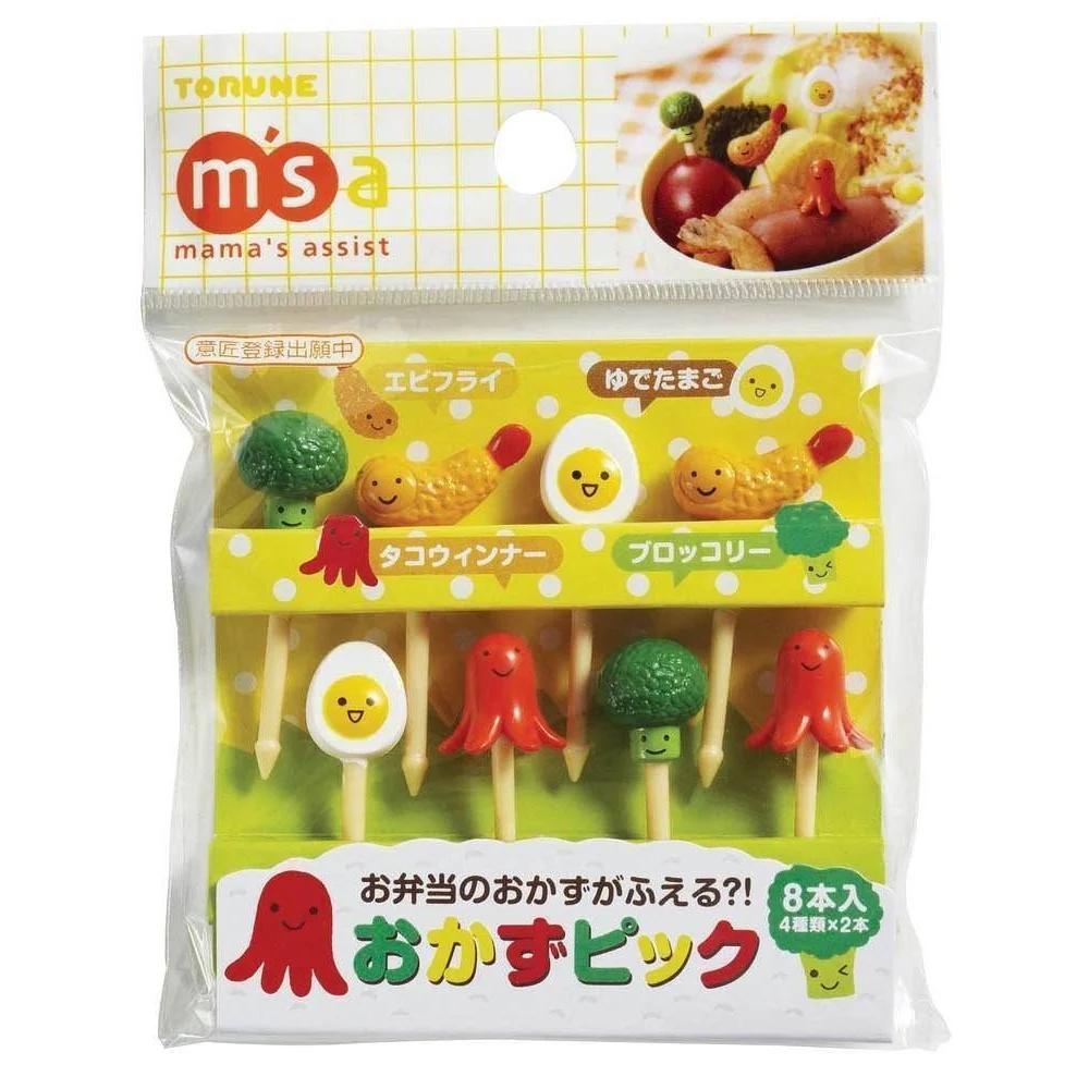 Torune Bento Side Dish Pick 8pcs - Image 2