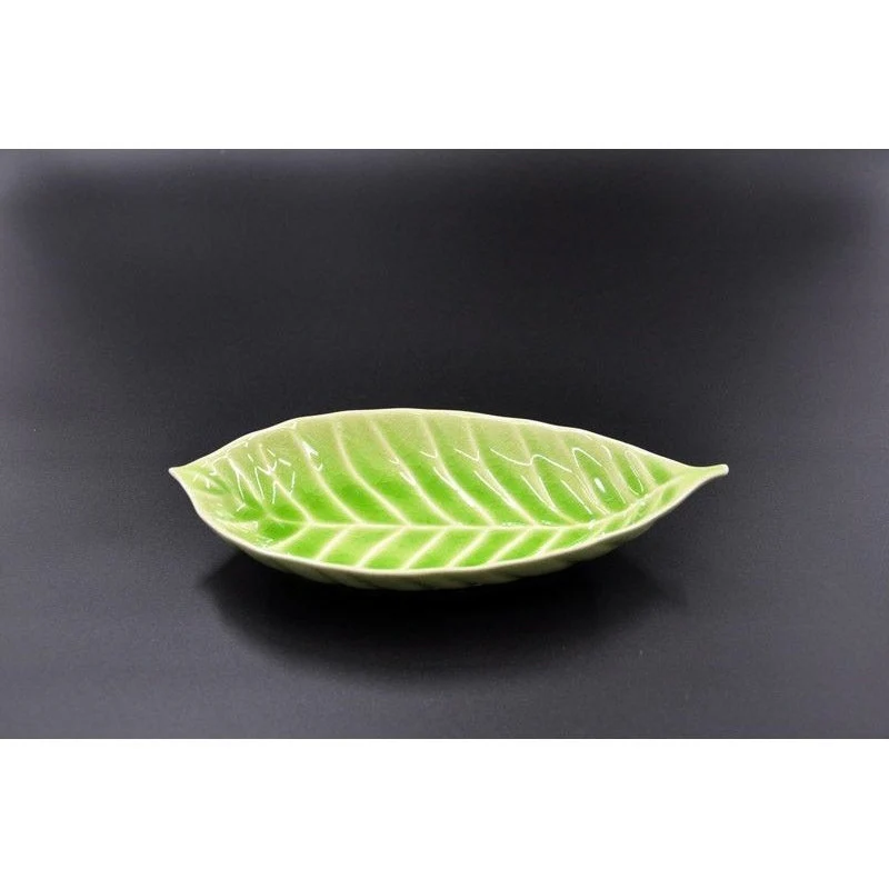 Aito Seto Yaki Leaf Plate 23 x 11.8cm - Image 2
