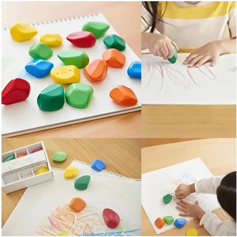 Aozora Icicolor Ishikoro Crayon 6 Color Set - Image 3