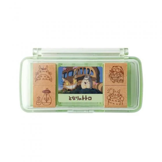 Beverly My Neighbour Totoro Neko Bus Mini Wooden Stamps