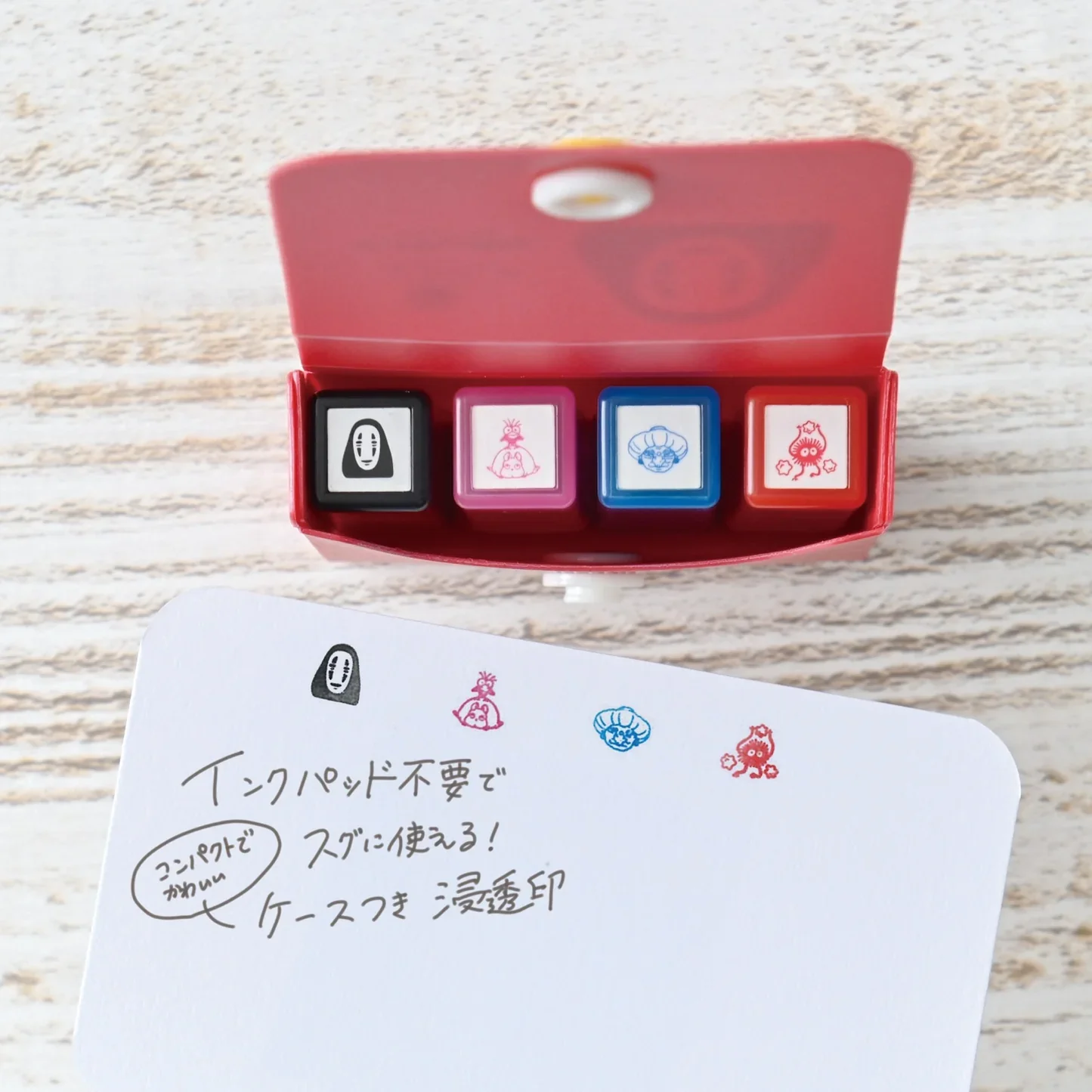 Beverly Mini Mini Stamp 4P Set – Spirited Away - Image 4