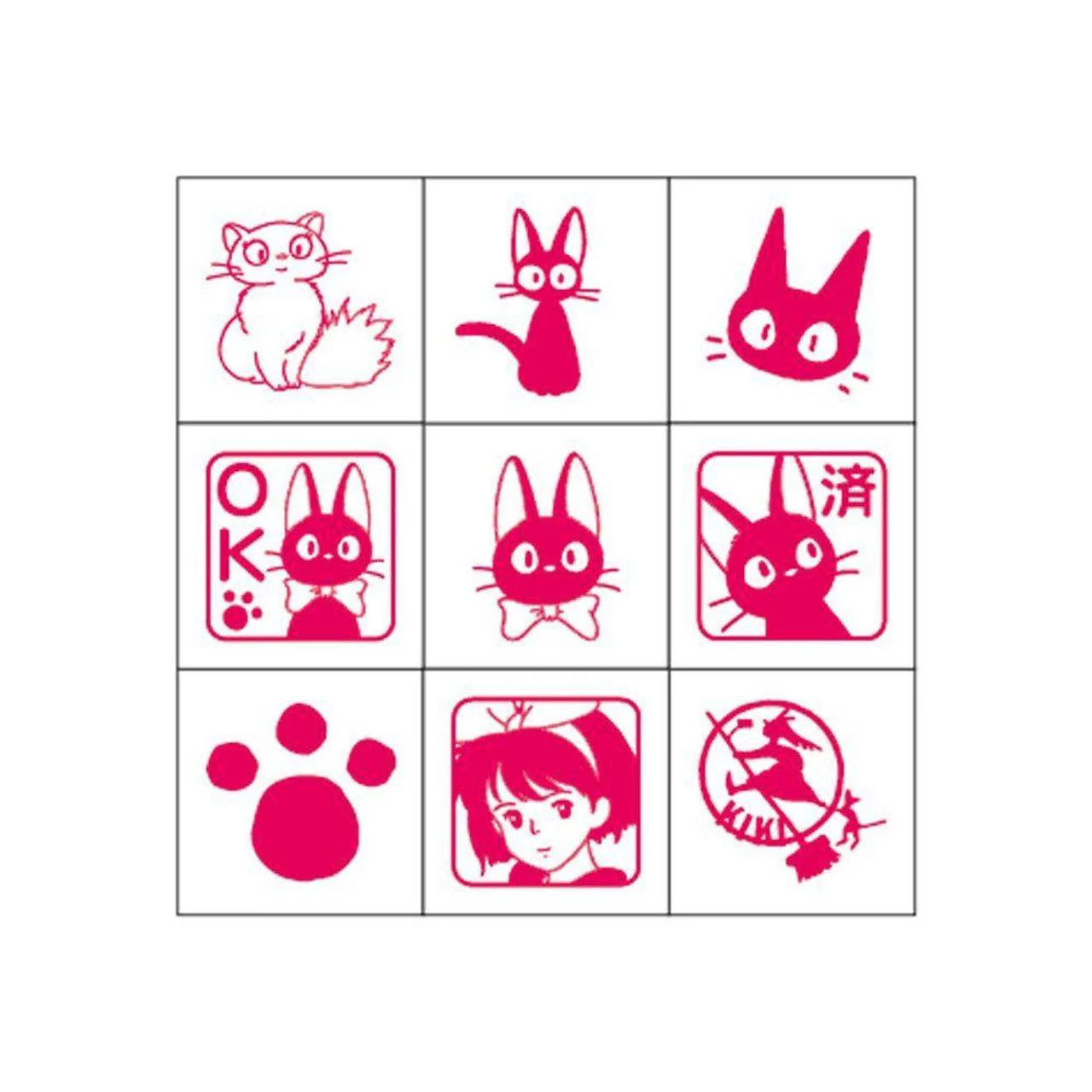 Beverly Planner Companion Stamp 9P Set - Kiki's Delivery Service - Image 2