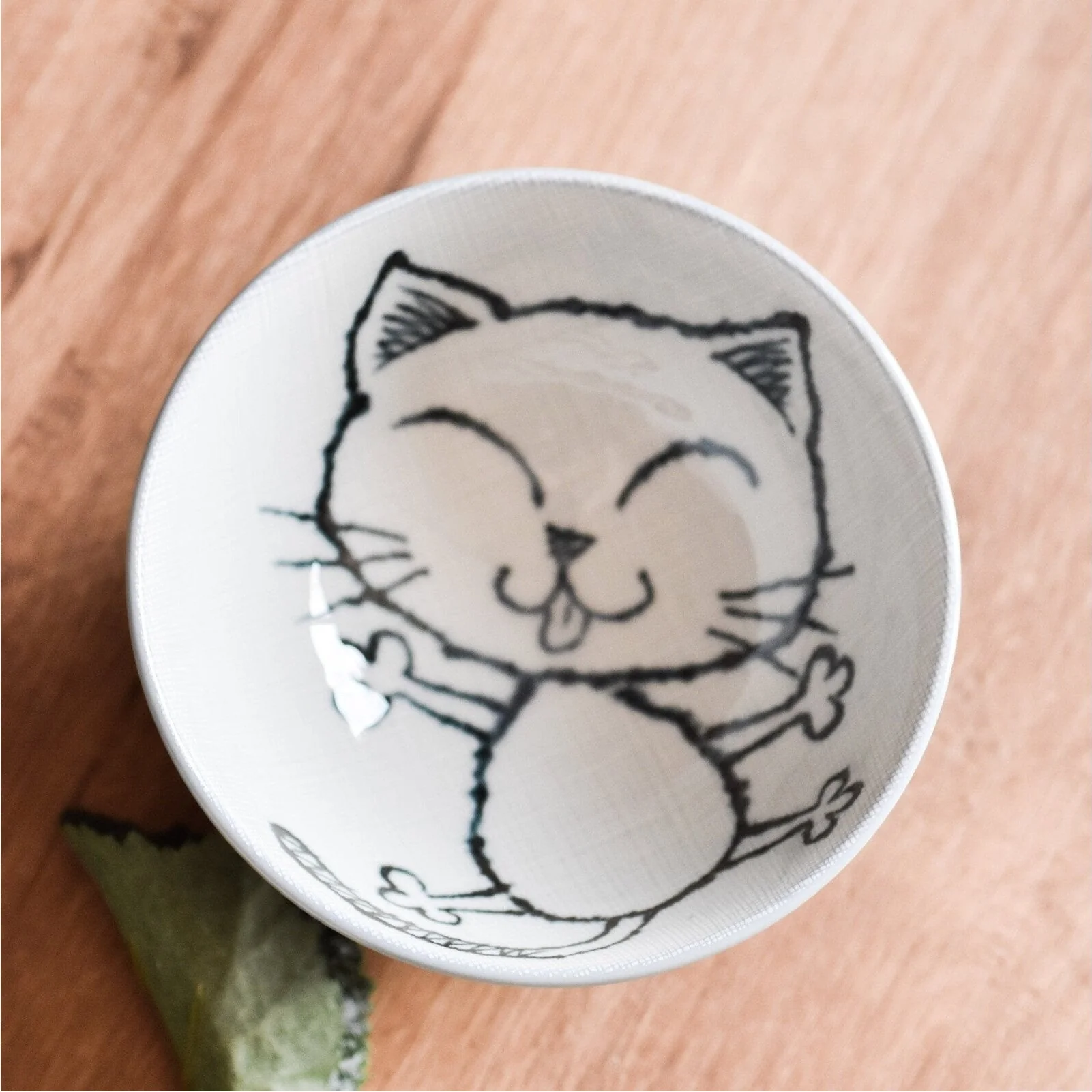 Blue Cat Rice Bowl 10.6D 5.1H - Image 2