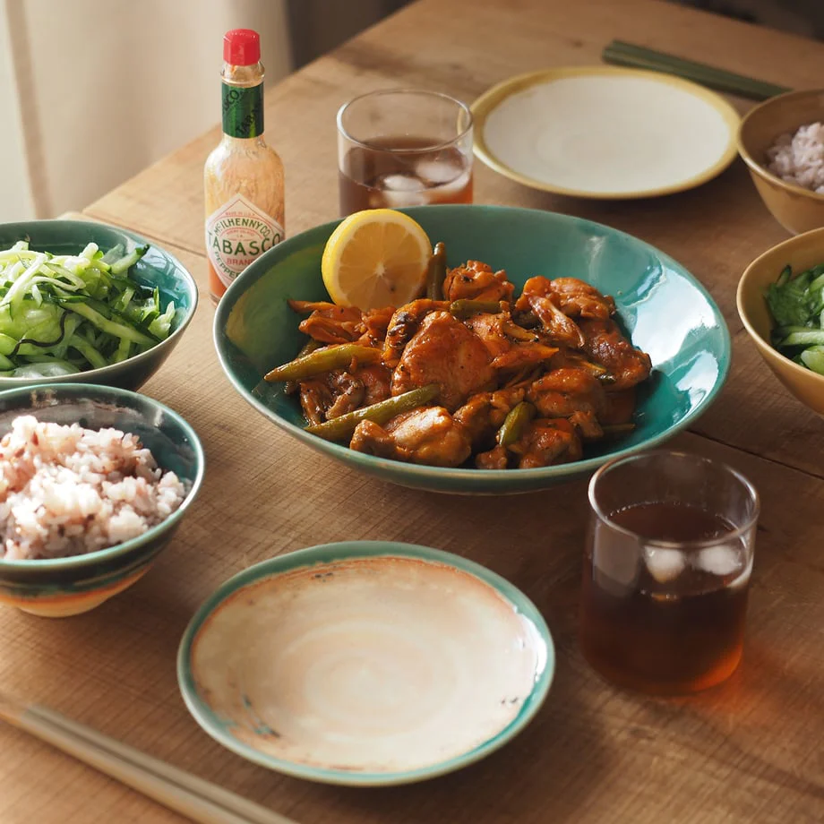 Chips Bread&Rice Plate S - Turquoise Blue - Image 5