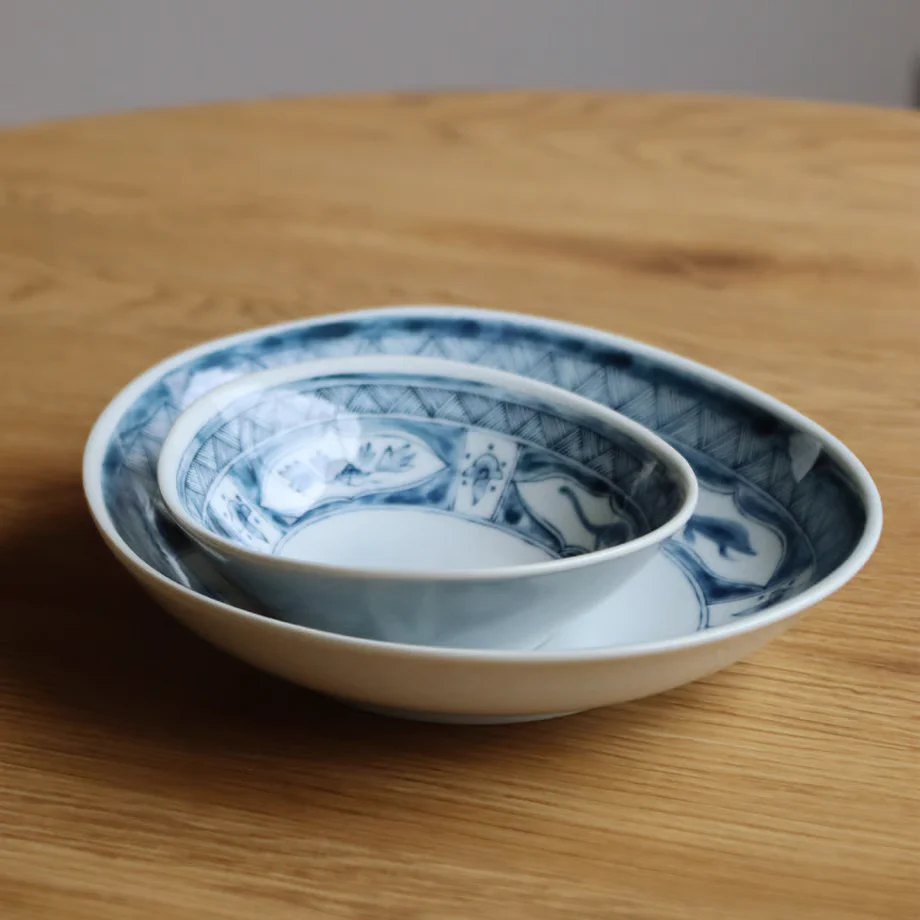 Edokko Dinosaur Oval Deep Plate 21.5 x 22 x 10.5 - Image 11