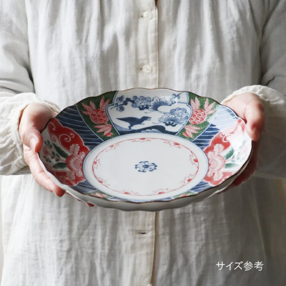 Edokko Dinosaur Ryoen Shallow Bowl 23D - Image 7