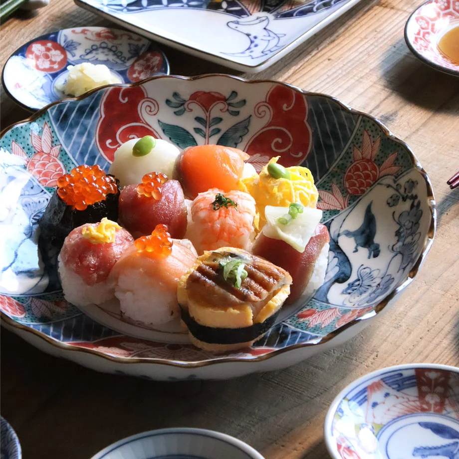 Edokko Dinosaur Ryoen Shallow Bowl 23D - Image 9