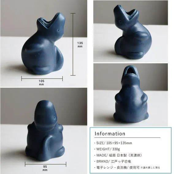Edokko Zaku Zaku Dinosaur Vase - Image 6