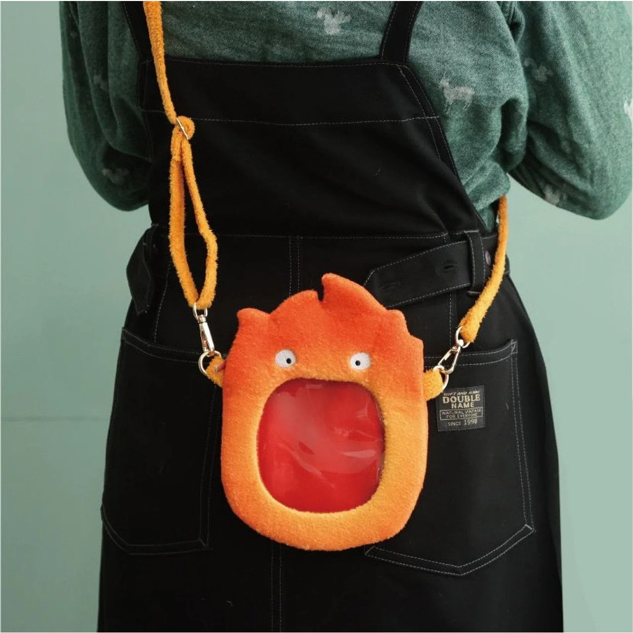 Ensky Howl's Moving Castle Calcifer Shoulder Bag Pouch - Image 2