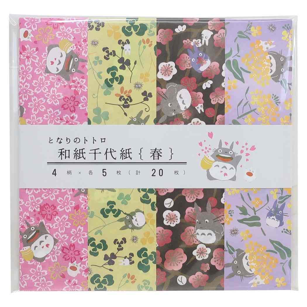 Ensky My Neighbour Totoro Japanese Washi Chiyogami Paper (Spring)