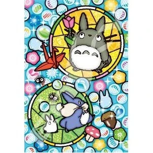Ensky My Neighbour Totoro Totoro and Glassy Marbles Crystal Jigsaw Puzzle 126 Pieces