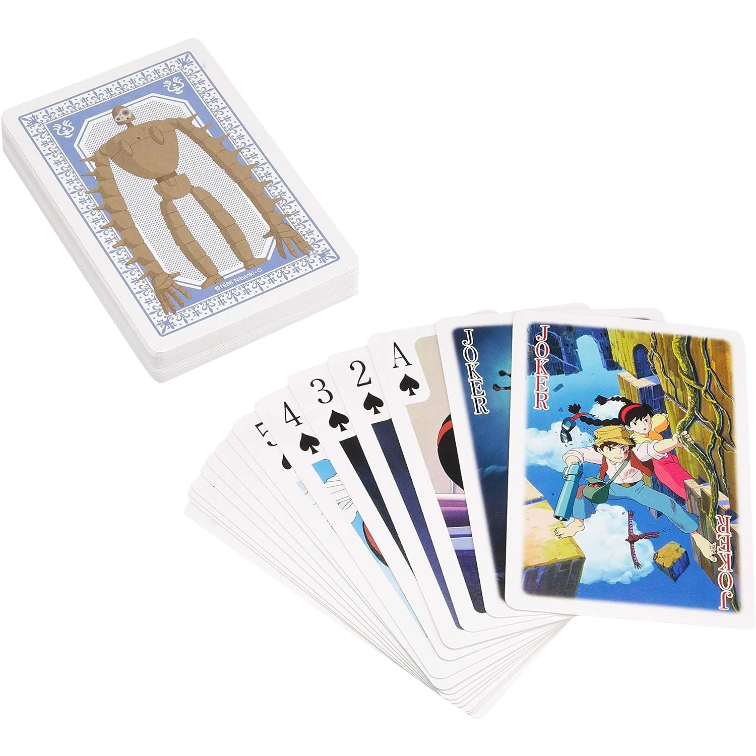 Ensky Studio Ghibli Castle in the Sky Playing Cards - Image 2