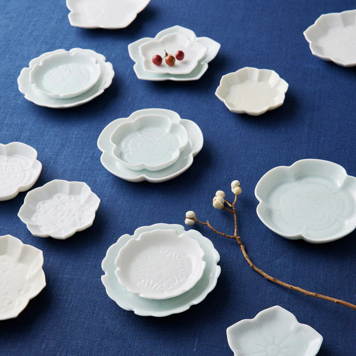Gaku Small Dish (Mokko) Blue-White - Image 2