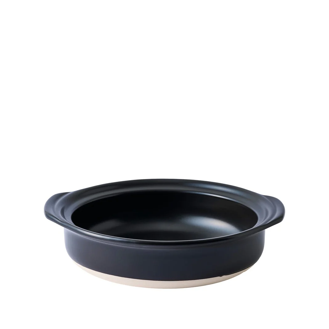 Ginpo Kikka IH Donabe Clay Pot 24cm 1.9L - Navy Size 8 - Image 4