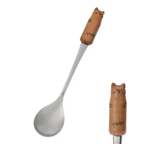 Grapport Fluffy Tora Cat Tea Spoon - Image 3