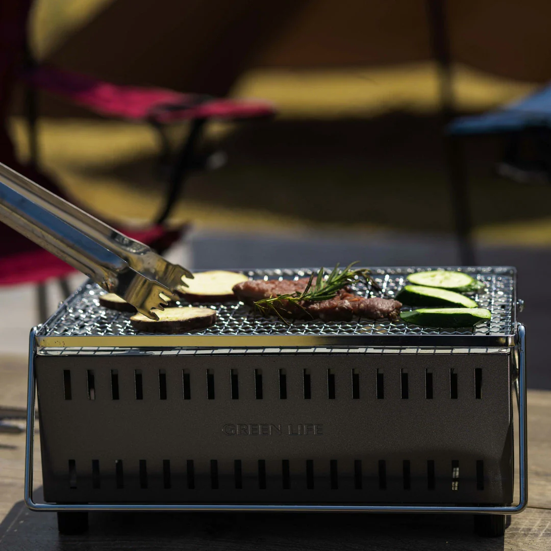 Green Life Liftable Tabletop Shichirin BBQ Grill - Image 3