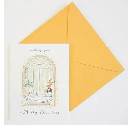 Greeting Life Christmas Luxury Santa Card - Bubble Bath - Image 3
