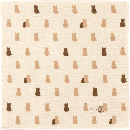 Hamamonyo Cat Semi-Wash Hand Towel 25cm - Image 2