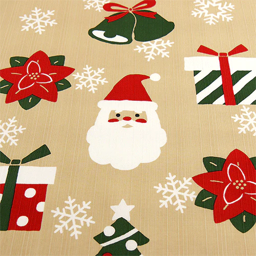 Hamamonyo Merry Christmas Furoshiki Wrapping Cloth 50cm - Image 2