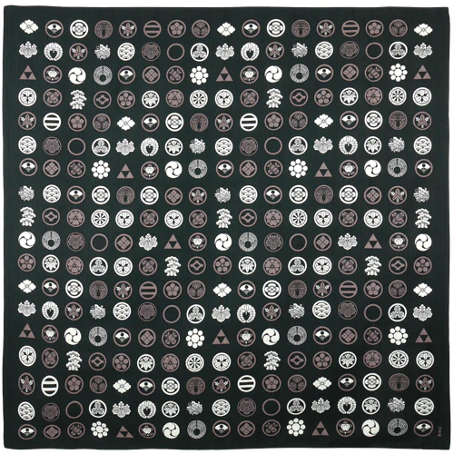 Hamamonyo Mon Pattern Furoshiki Wrapping Cloth 90cm