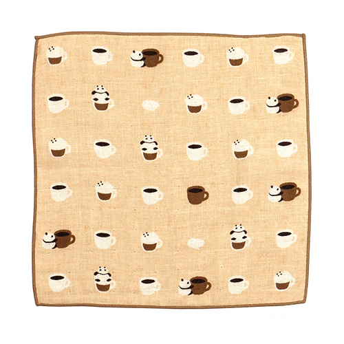 Hamamonyo Panda Cappuccino Semi-Wash Hand Towel 25cm - Image 2