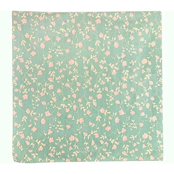 Hamamonyo Trumpet Vine Flowers Furoshiki Wrapping Cloth 90x90