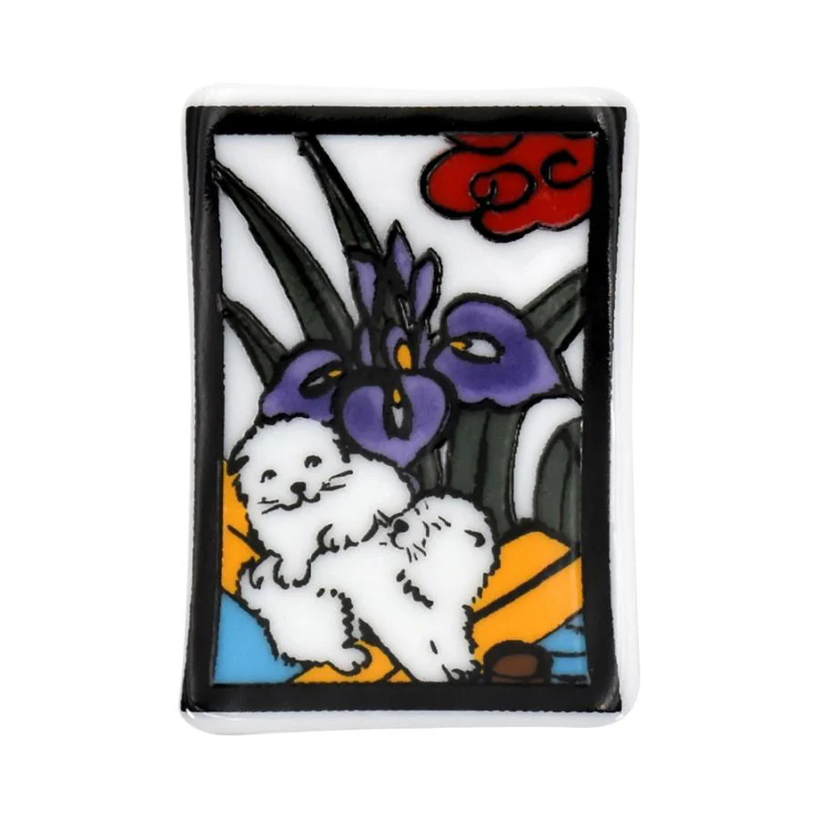 Hanafuda Zodiac Chopstick Rest - Dog