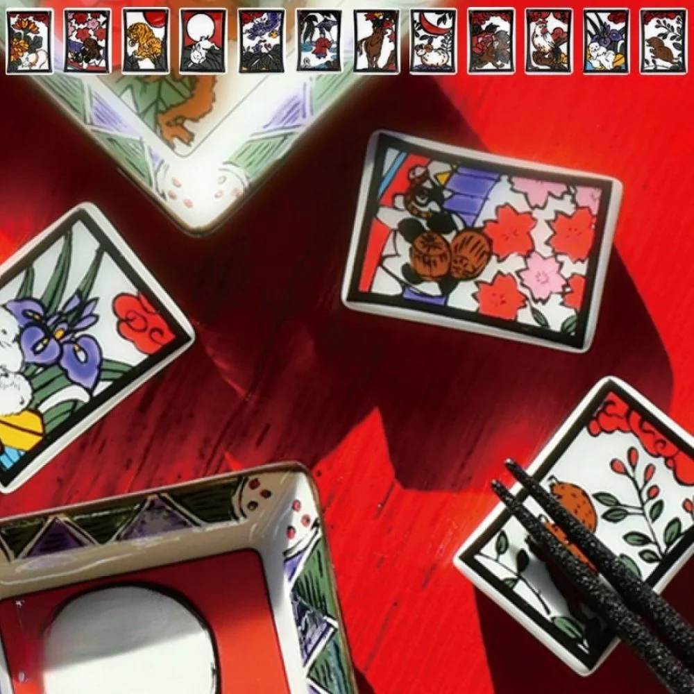 Hanafuda Zodiac Chopstick Rest - Tiger - Image 2