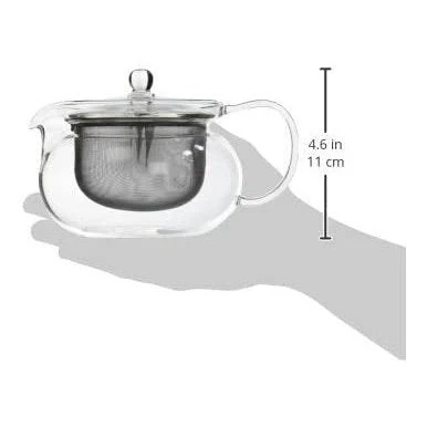 Hario Green Chacha Kyusu Japanese Tea Pot 450ml - Image 8