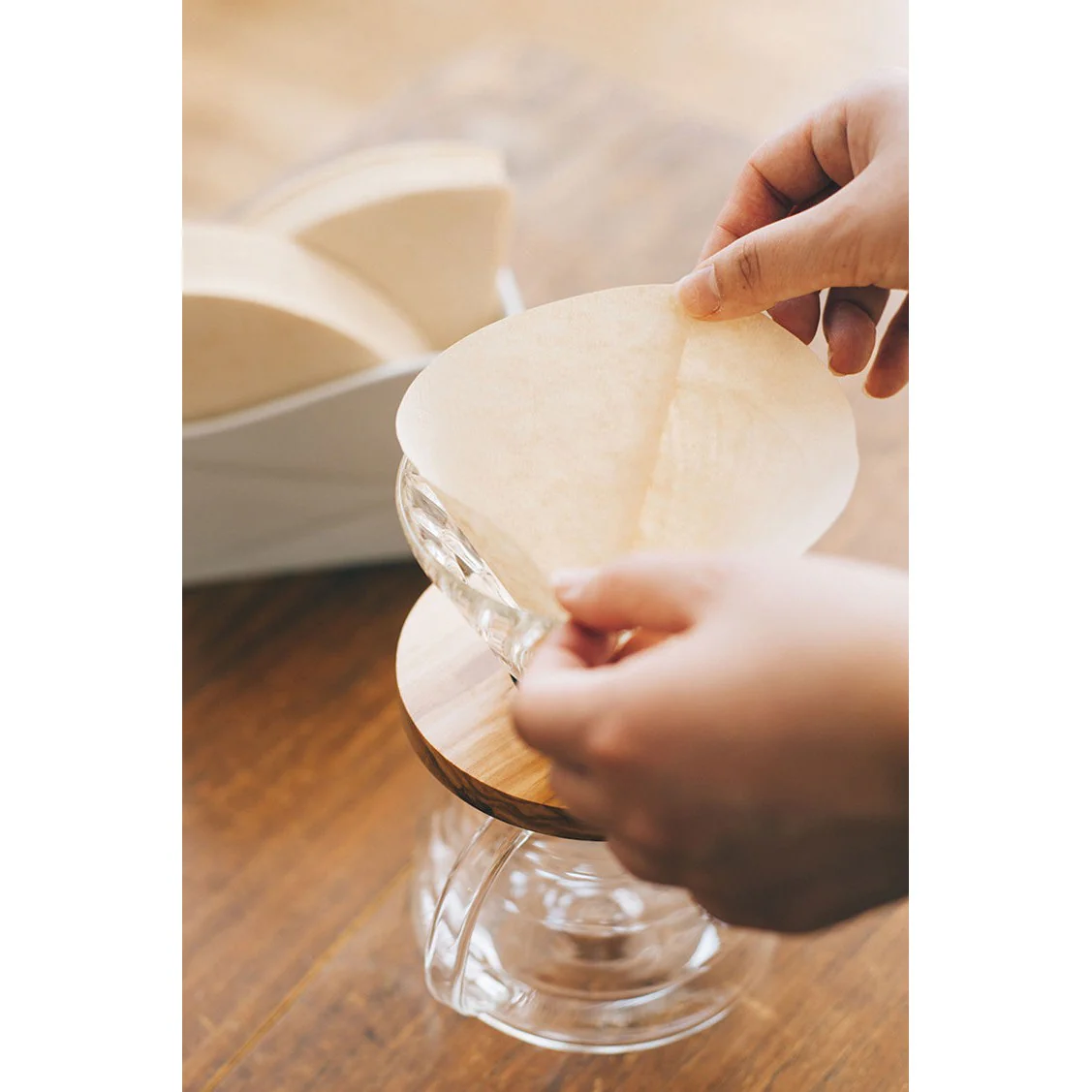 Hario V60 Coffee Filter Paper 02 - 1-4 Cups - 100Sheets (Box) - Image 4