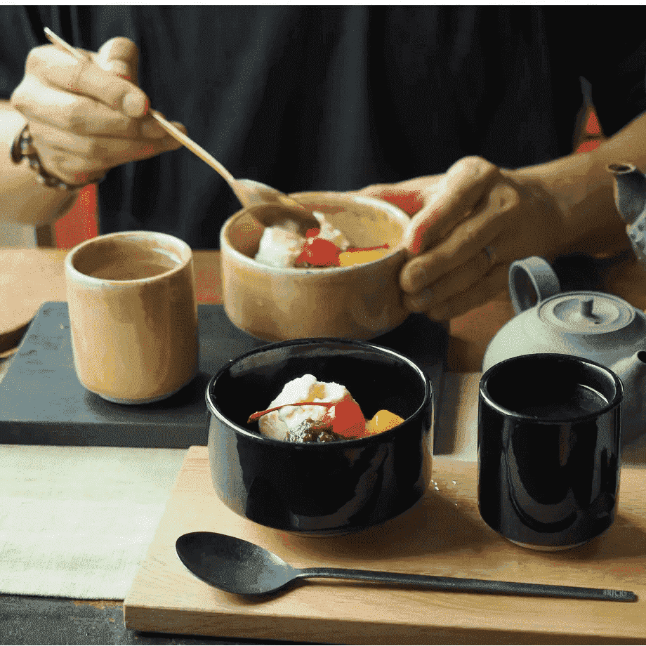Heuge Matcha Bowl - SETOGURO Black - Image 5