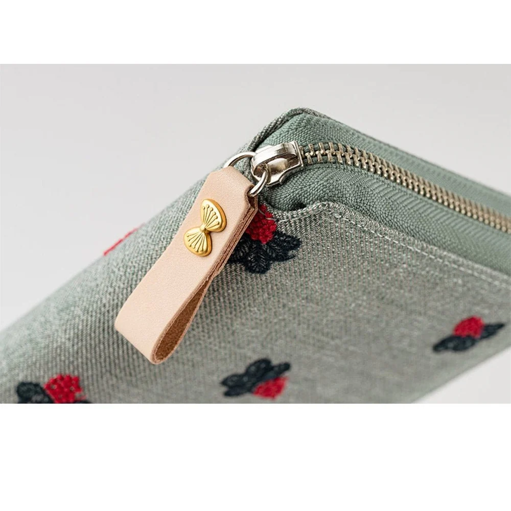 Hobonichi Techo Weeks Cover mina perhonen: light berry (Green) - Image 8