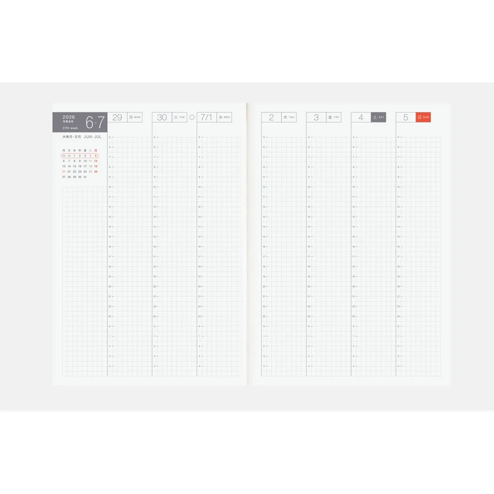 Hobonichi Techo 2026 Japanese Day-Free A5 Book - Image 9