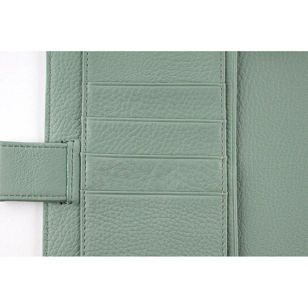 Hobonichi Techo A5 Cousins Leather: Water Green Cover Only - Image 5