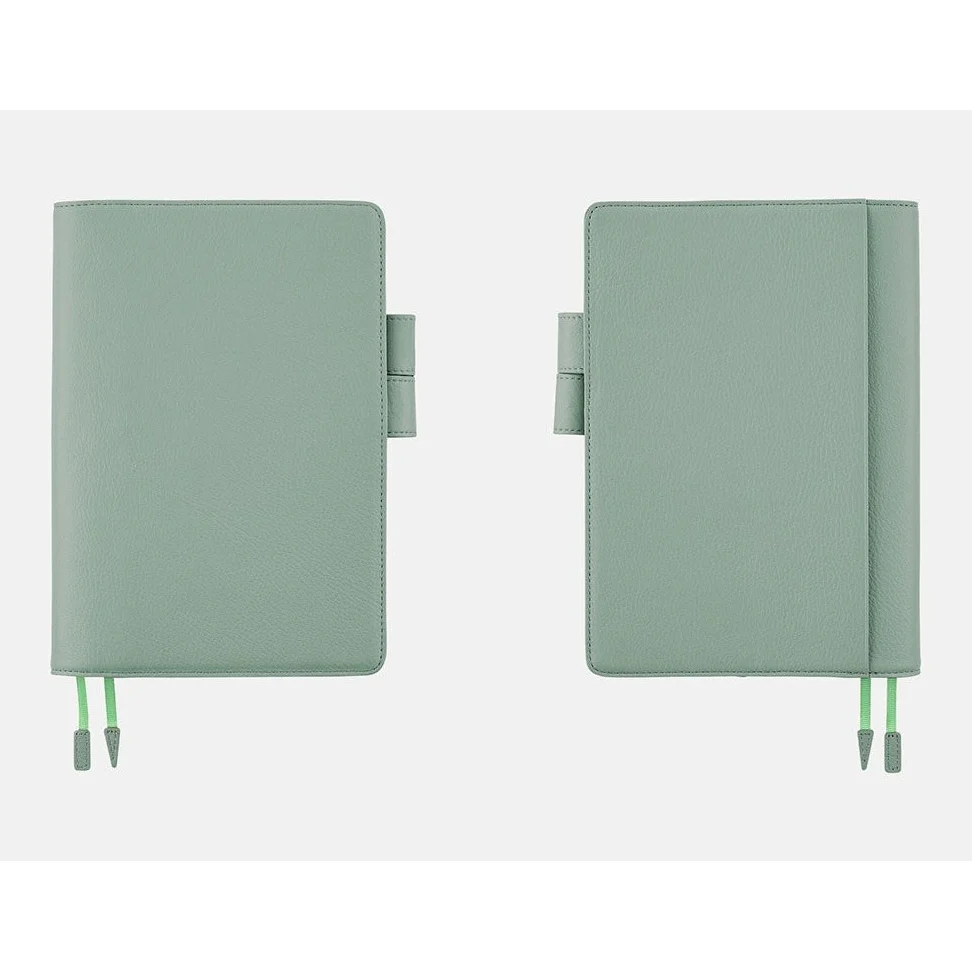 Hobonichi Techo A5 Cousins Leather: Water Green Cover Only - Image 6