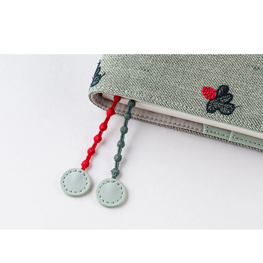 Hobonichi Techo A5 Cousins mina perhonen: light berry (Green)     Cover Only - Image 4