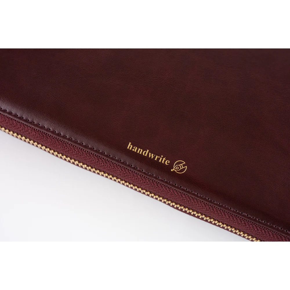 Hobonichi Techo A5 Cousins Planner Cover - Single Color: Amarone - Image 5