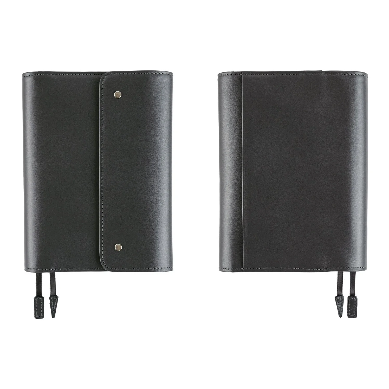 Hobonichi Techo A6 Original Planner Cover - Leather: Charcoal Gray - Image 4