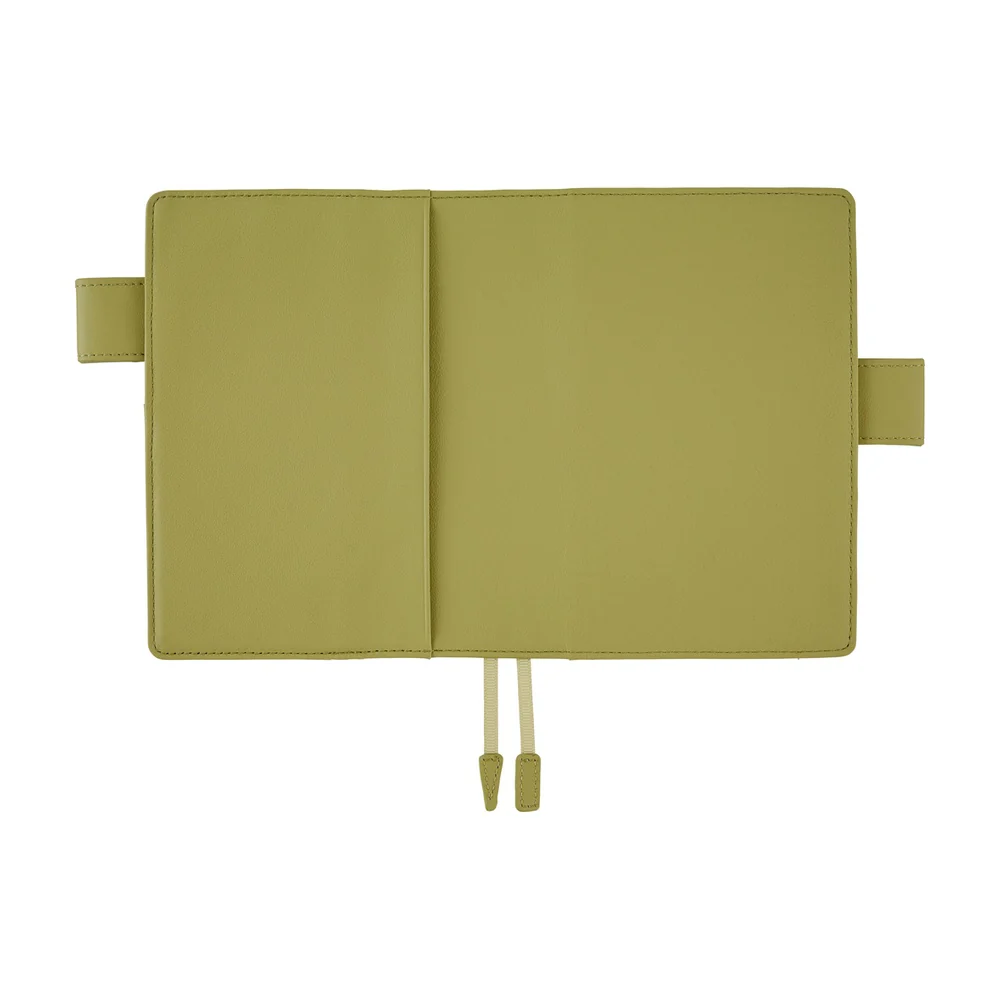 Hobonichi Techo A6 Original Planner Cover - Leather: Sage Green - Image 5