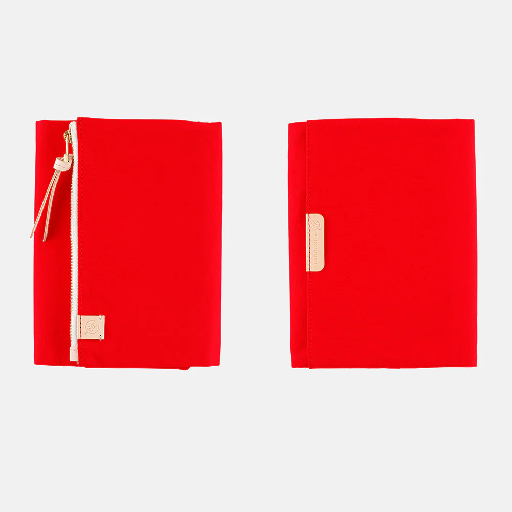 Hobonichi Techo A6 Original Planner Cover - Tragen (Red) - Image 10