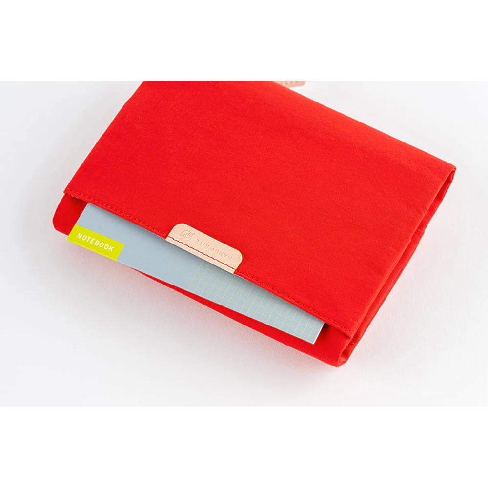Hobonichi Techo A6 Original Planner Cover - Tragen (Red) - Image 8