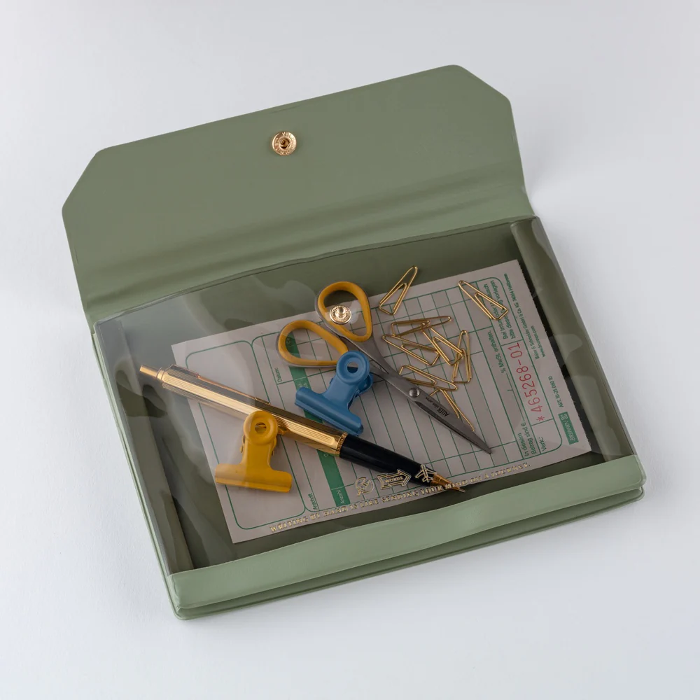 Hobonichi Techo Alettone: Document Case for A6 Size (Olive) - Image 2