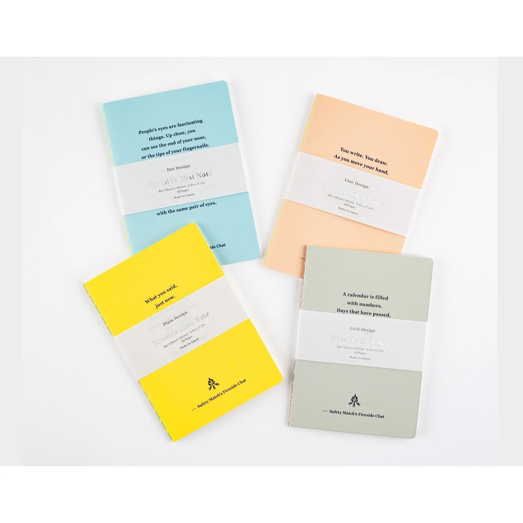 Hobonichi Techo Fireside Chat Notebook - Graph (B6 Size) - Image 3