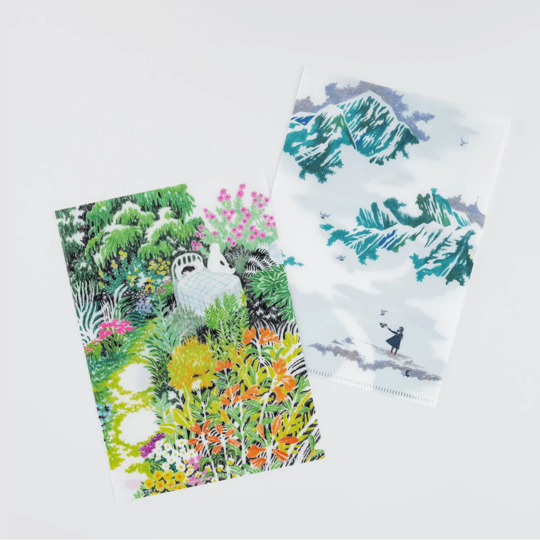 Hobonichi Techo iyo okumi: Hobonichi Clear Folder Set of 2 for A5 Size (iyo okumi)