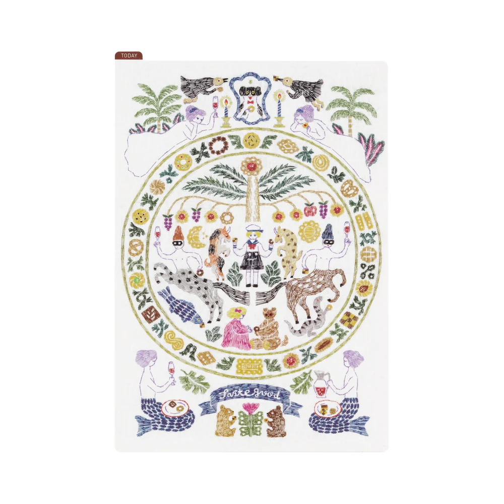Hobonichi Techo iyo okumi: Hobonichi Pencil Board for A5 Size (Happy Tea Time - Taste Good)