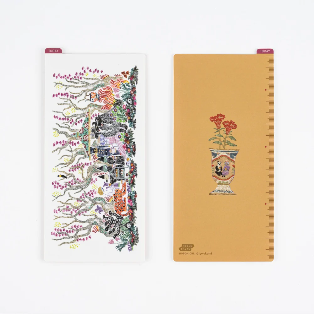 Hobonichi Techo iyo okumi: Hobonichi Pencil Board for Weeks (Happy Tea Time - Group Party) - Image 2