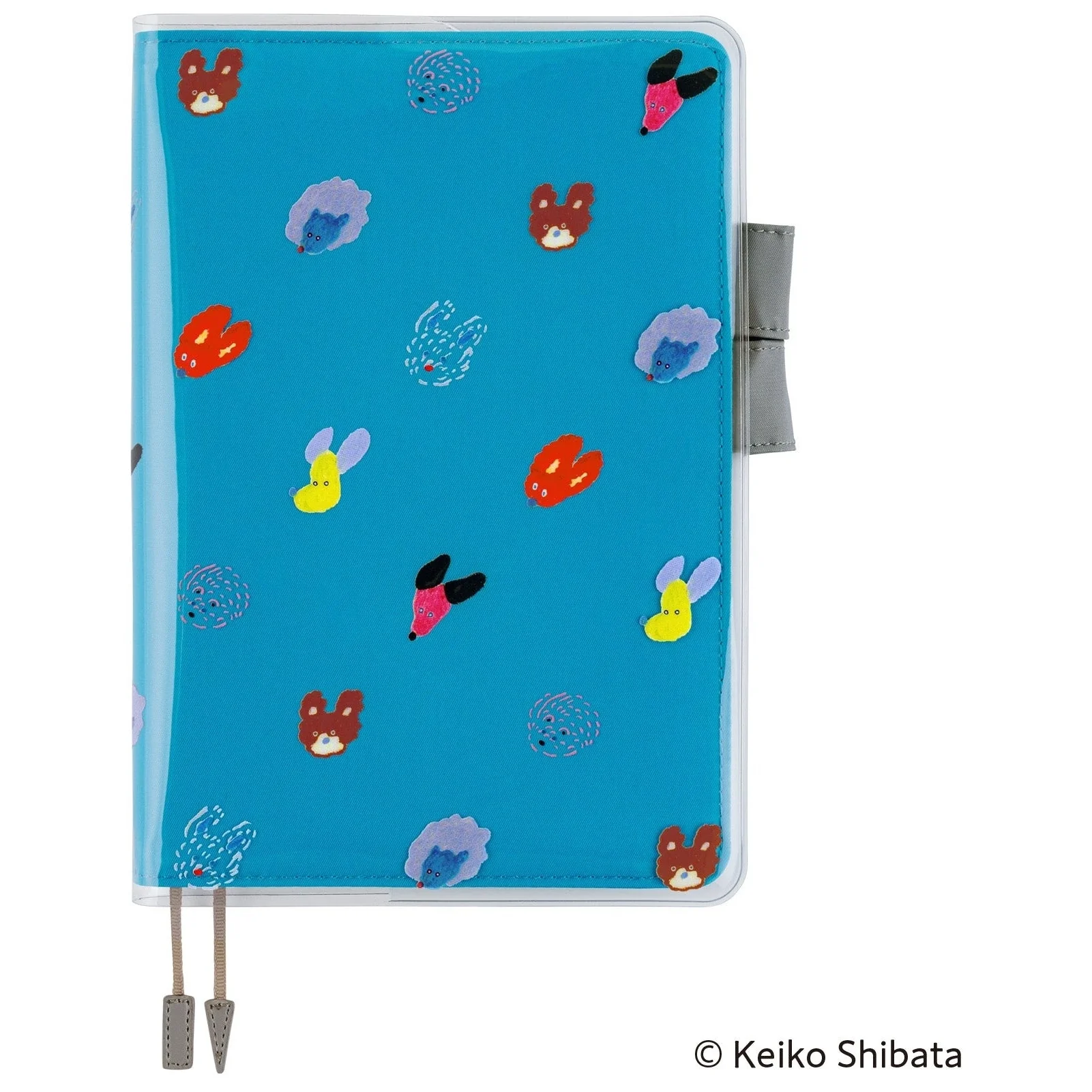 Hobonichi Techo Keiko Shibata: Cover on Cover for A5 Size (Dog Ears Fluttering in the Wind)