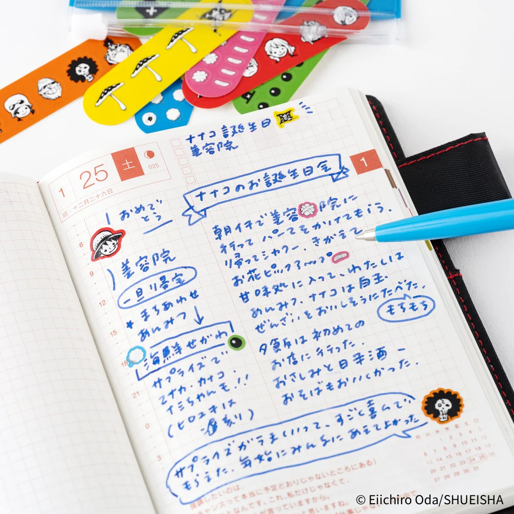 Hobonichi Techo ONE PIECE magazine: Chopper’s Techo First Aid Kit Stickers - Image 5