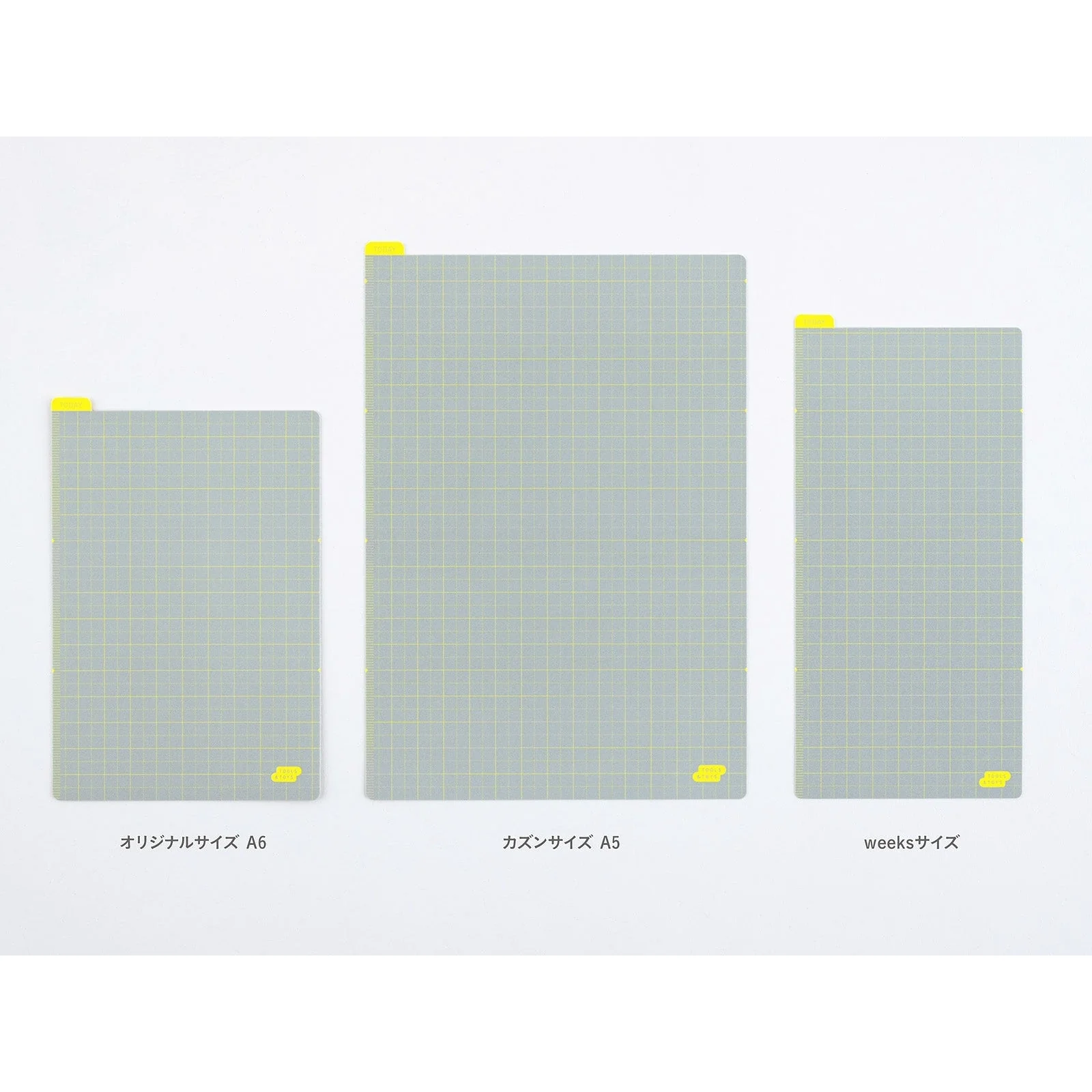 Hobonichi Techo Pencil Board for A5 Size (Ice Gray x Yellow) - Image 2